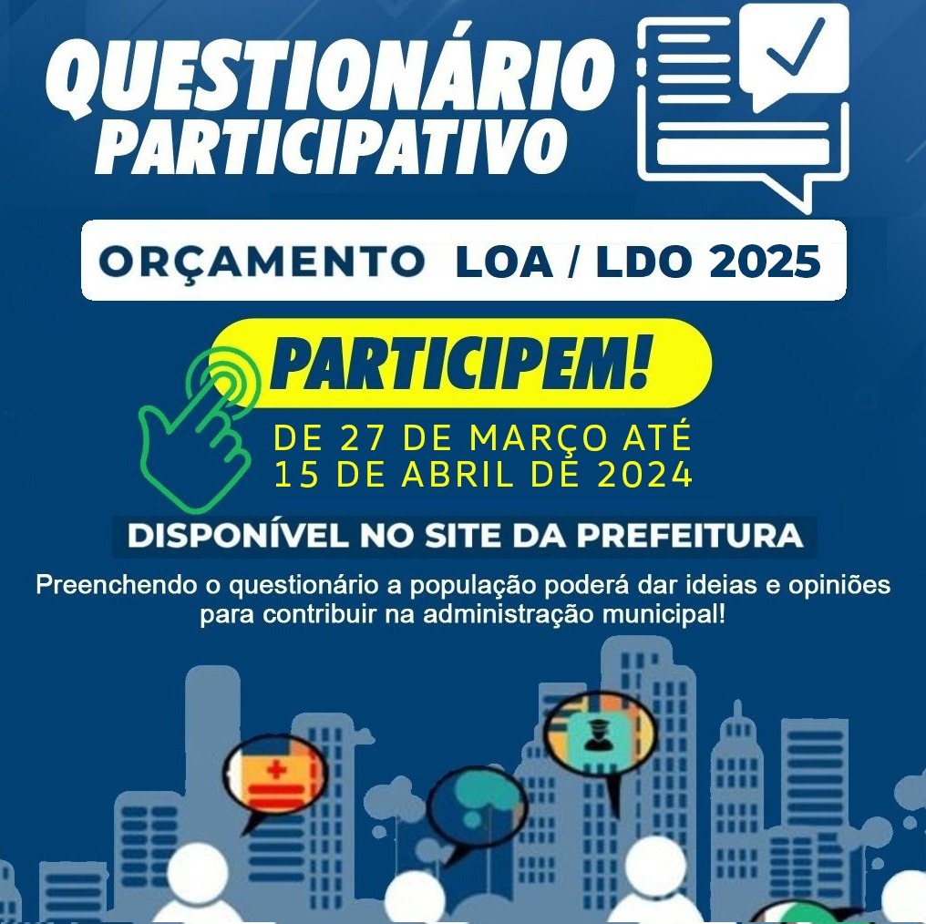 Questionário Participativo LOA/LDO 2025