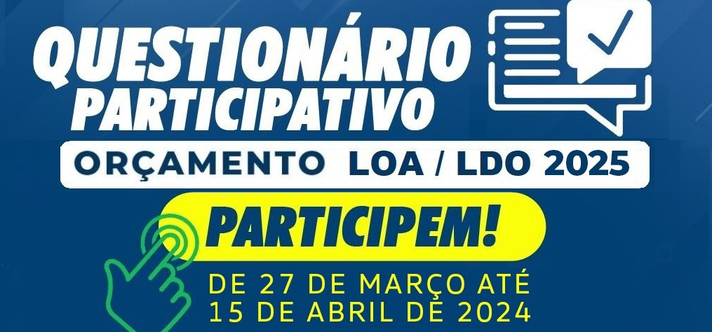 Questionário Participativo LOA/LDO 2025
