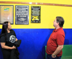 Solenidade comemora 25 anos da Escola Municipal Alzira Horvatich