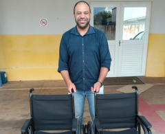 UPA 24 Horas recebe doação de cadeiras de rodas através do SIMA