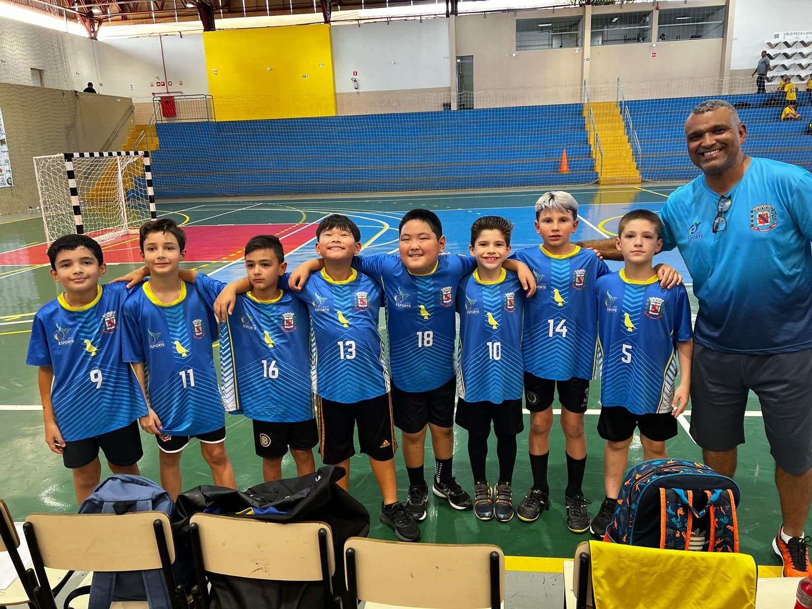 Handebol Feminino Sub-14 no dia 10 de maio de 2023. 