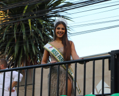 Carreata e visita ao gabinete marcam homenagens para a Miss Paraná 2024, Isabelle Queiroz